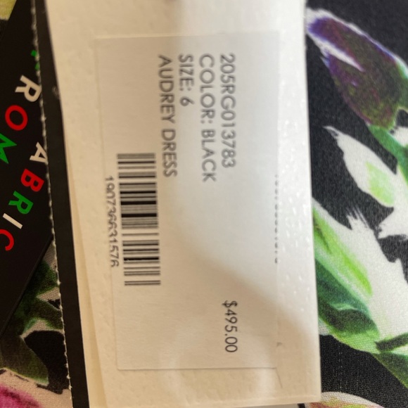 Milly NWT 6 Silk floral wrap dress with slip - Picture 10 of 14